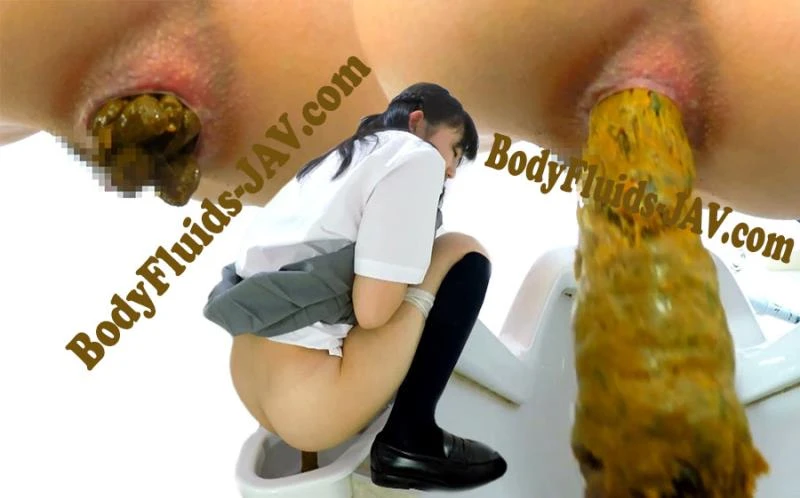 制服ガール排便トイレ Uniform Girl Defecation Toilet (BFEE-143) (2022/FullHD)